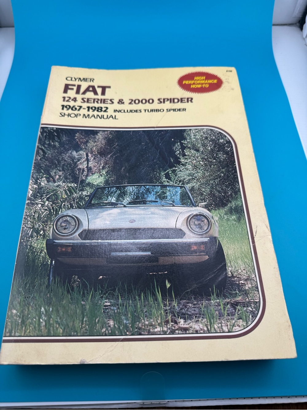Clymer Fiat 124 Series 2000 Spider 1967-1982 Shop Manual Turbo Repair
